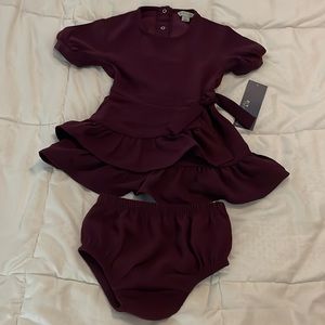 NWT!✅ Habitual Kid Purple toddler dress with matching bottoms 💜